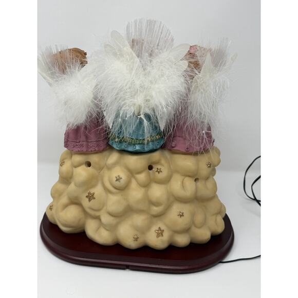 Eleco Fiber Optic Kid Angesl 14” Christmas Lighted Change Color Indoor Decor - Picture 4 of 9